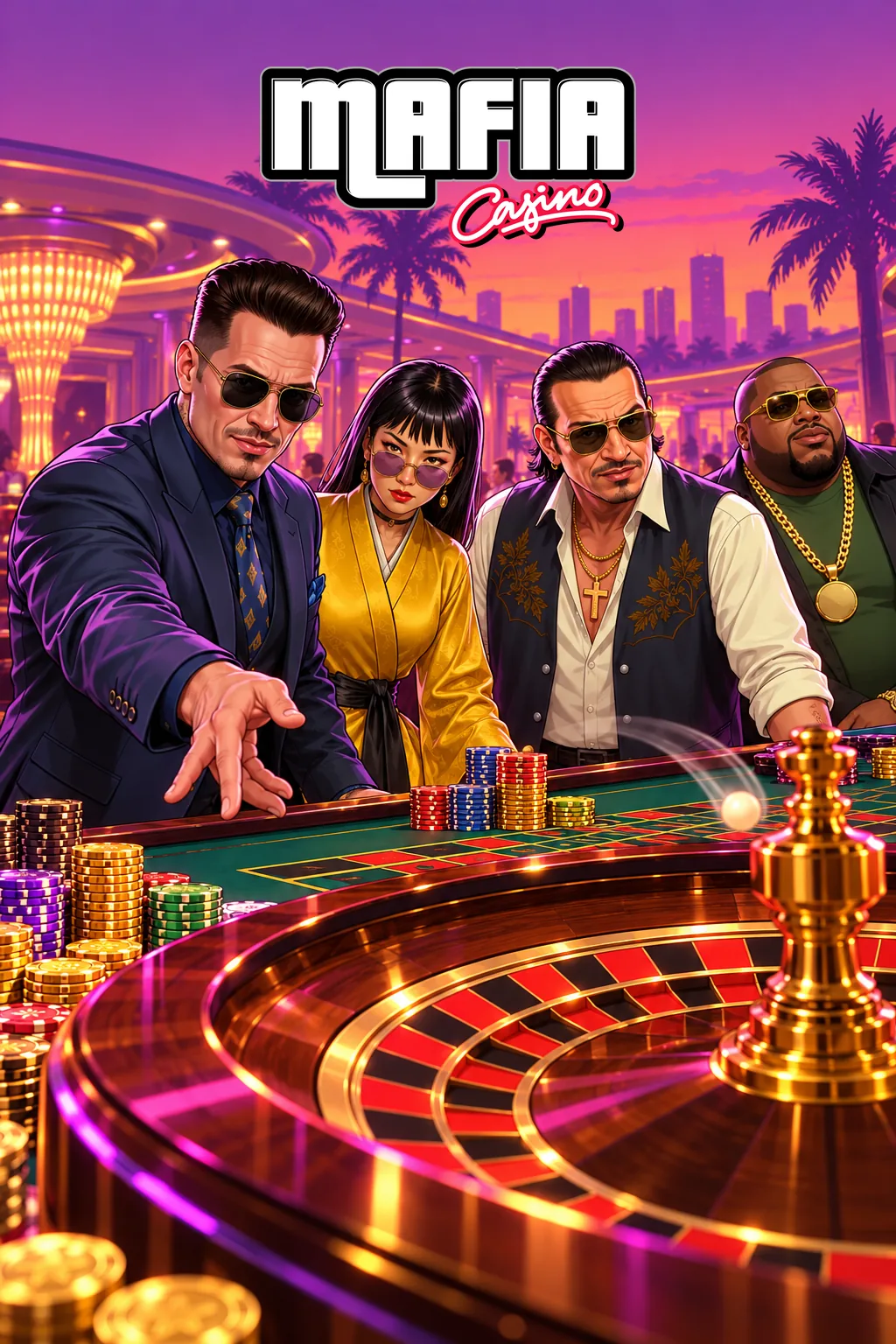 Illustration zu Live-Spielen bei Mafia Casino