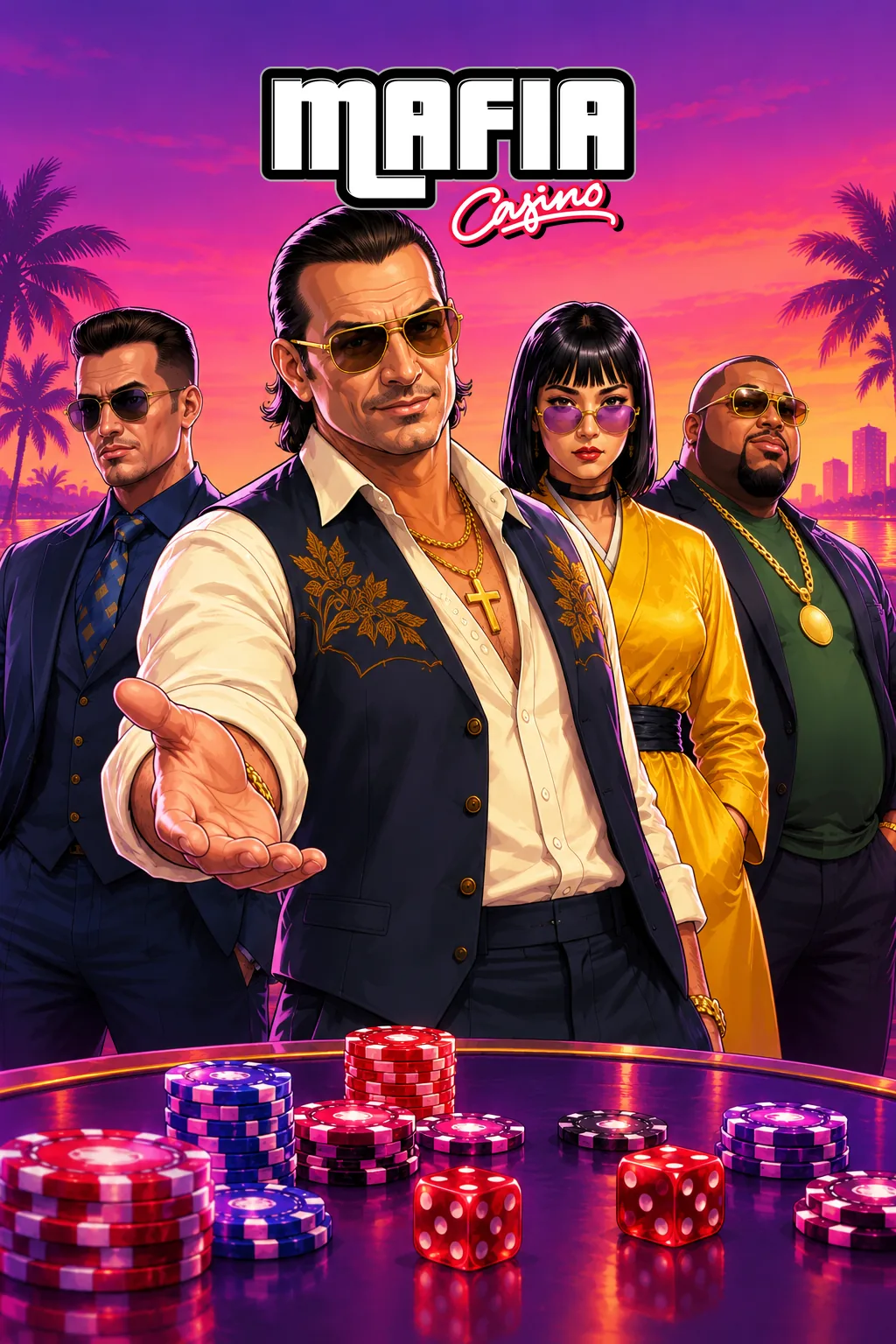 Ilustração do registo no Mafia Casino